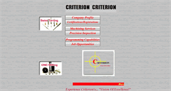 Desktop Screenshot of criteriontool.com